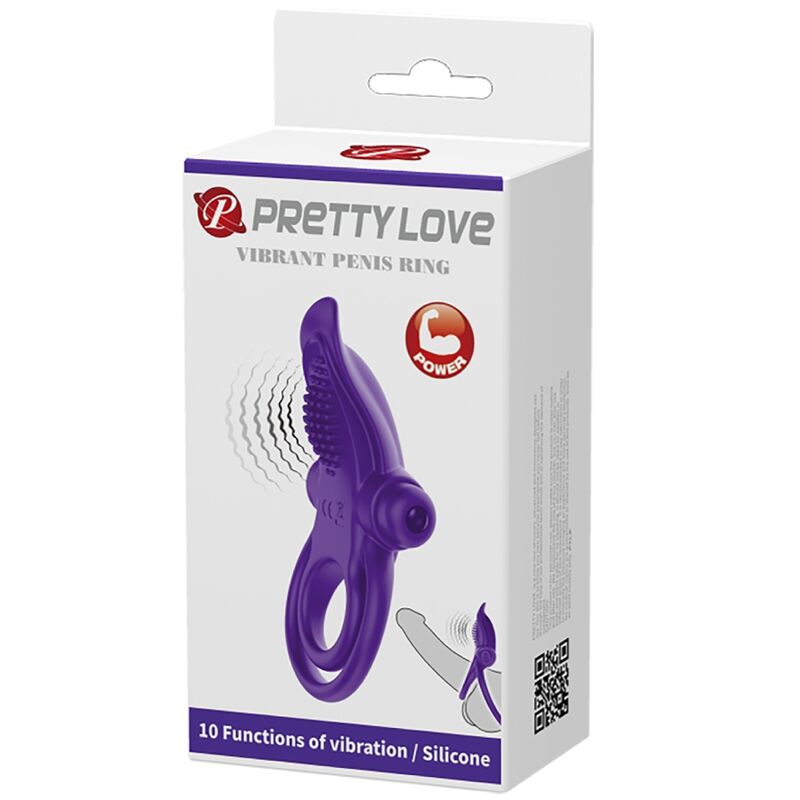 PRETTY LOVE – ANELLO VIBRANTE PER PENE VIOLA