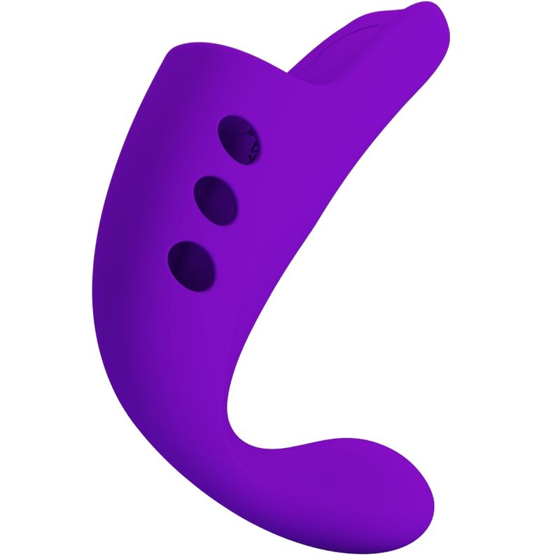 PRETTY LOVE – GORGON PURPLE RECHARGEABLE FINGER VIBRATOR