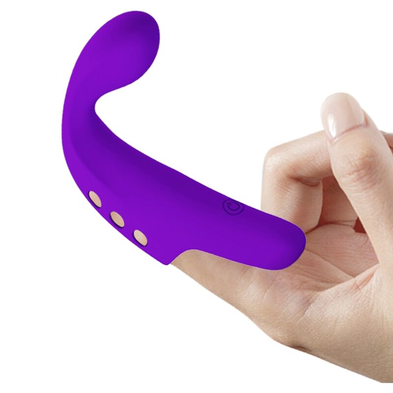 PRETTY LOVE – Gorgon Fingervibrator, 10 Modi, Lila