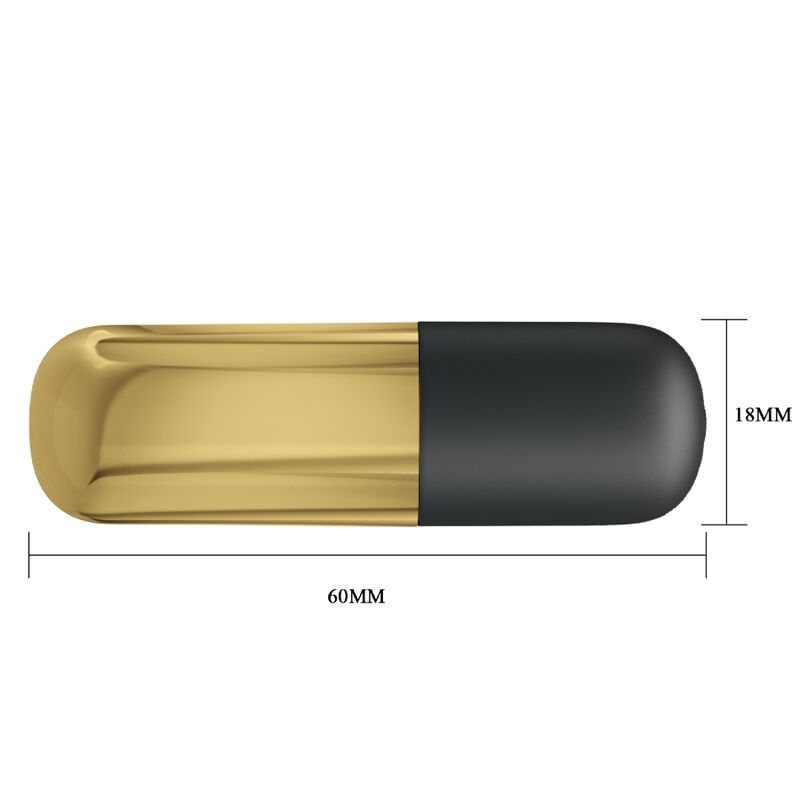 PRETTY LOVE – Goldener Kugelvibrator, 12 Modi