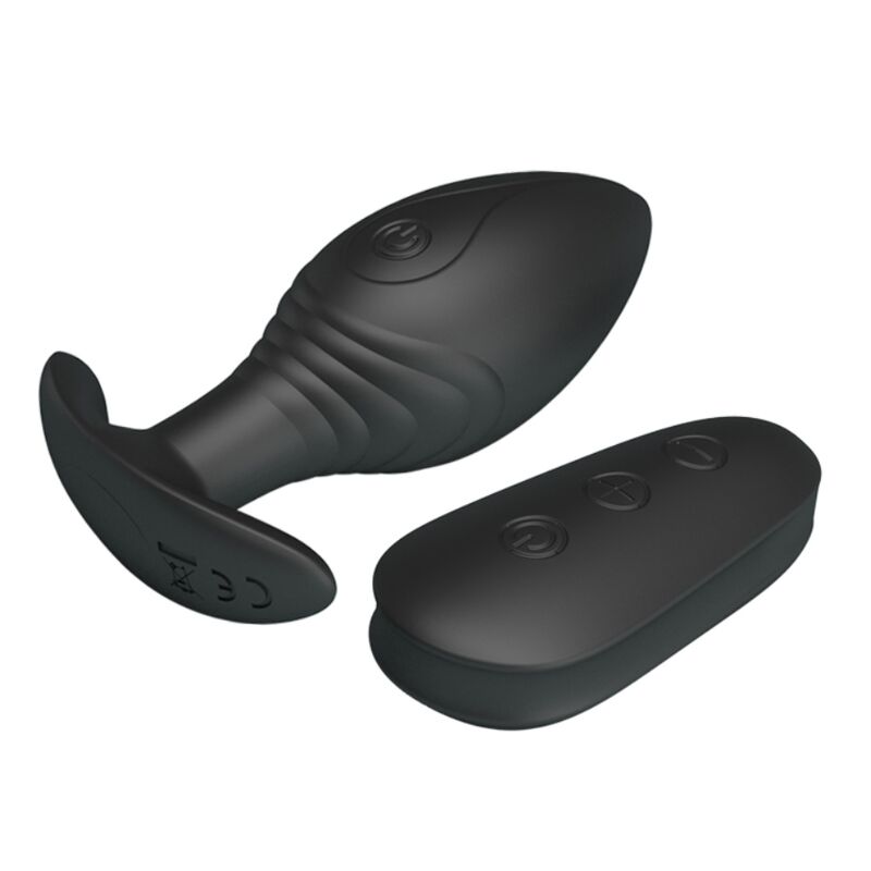 PRETTY LOVE – REGINA ANAL PLUG RECHARGEABLE VIBRATOR BLACK