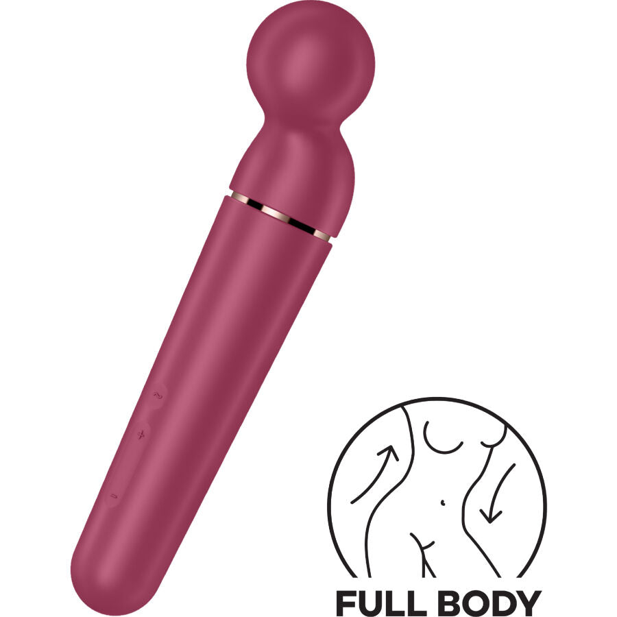 SATISFYER – PLANET WAND-ER VIBRATEUR MASSAGER BERRY