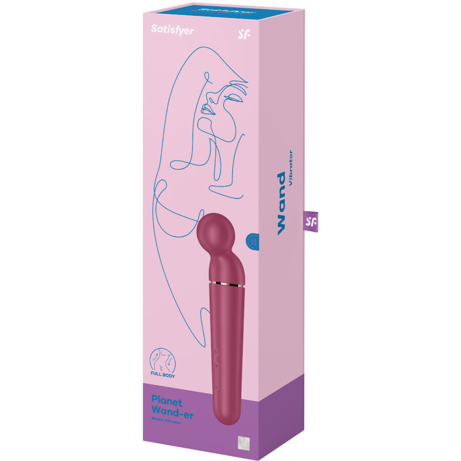 SATISFYER – PLANET WAND-ER VIBRATEUR MASSAGER BERRY