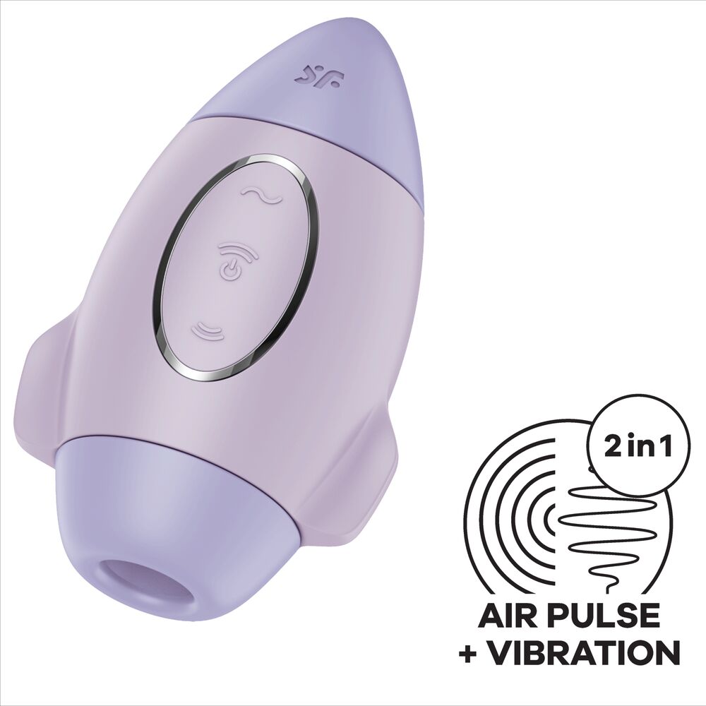 SATISFYER Mission Control – Air-Pulse-Vibrator, flieder