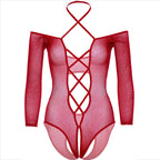 LEG AVENUE – BODY CROTHLESS CON ROSSO LUCIDO