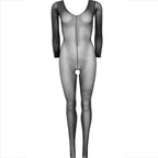 LEG AVENUE – BODYSTOCKING MANICA LUNGA NERO