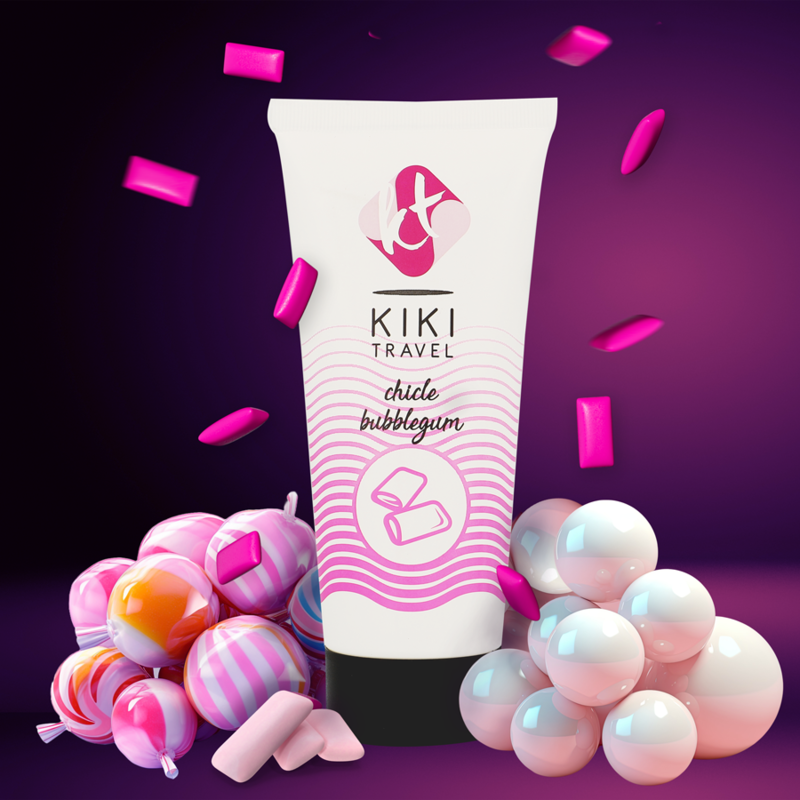KIKÍ TRAVEL Strawberry Gum – Fragola  lubrificante 50 ml