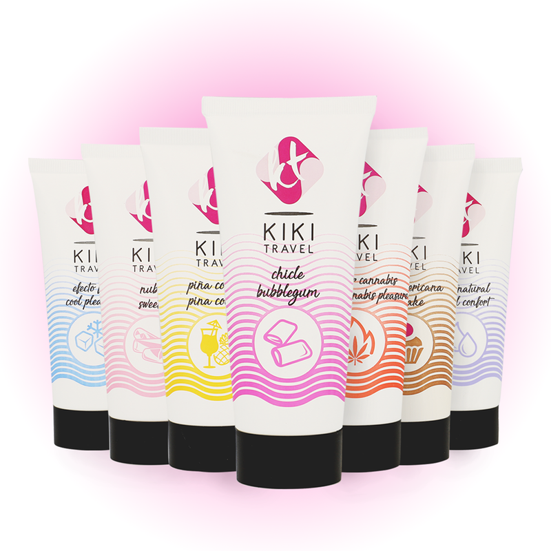 KIKÍ TRAVEL Strawberry Gum – Lubrifiant gomme fraise 50 ml