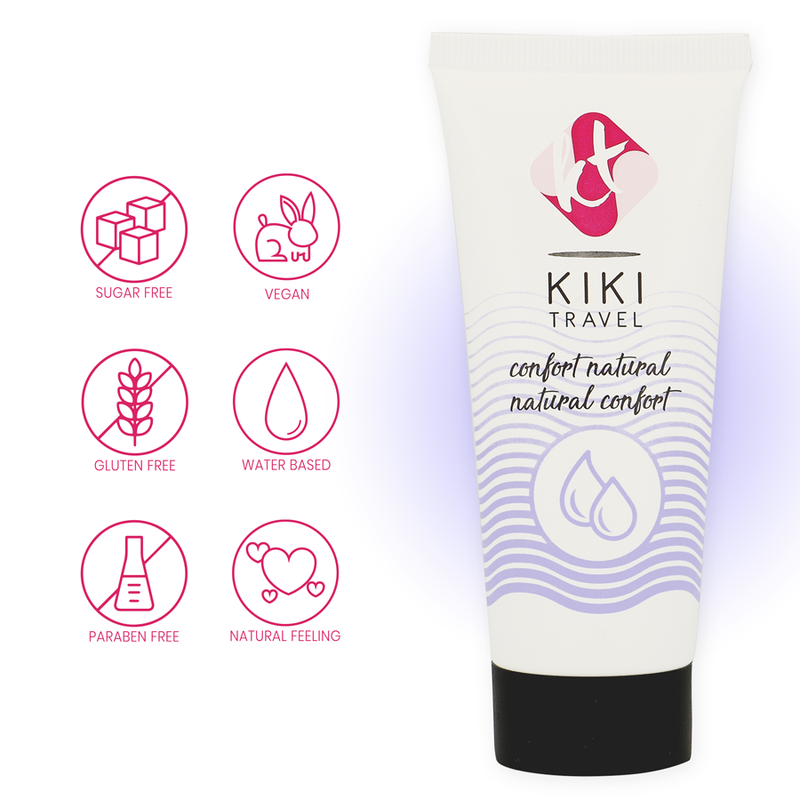 KIKÍ TRAVEL Confort – Natürliches Gleitgel, 50 ml