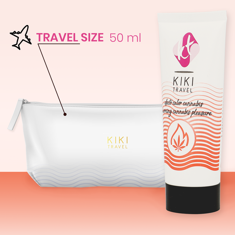 KIKÍ TRAVEL Cannabis – Lubrificante effetto caldo 50 ml