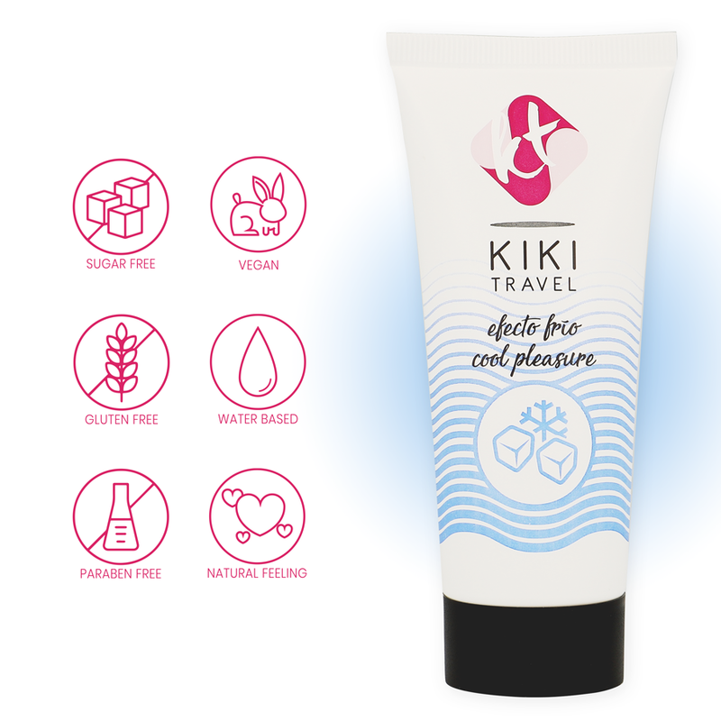 KIKÍ TRAVEL – Lubrifiant effet refroidissant 50 ml