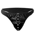 DARKNESS BONDAGE – Submission-Tanga mit Metallkette