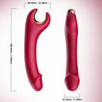 ARMONY – PRINCE DILDO VIBRATOR & ROTATOR RED
