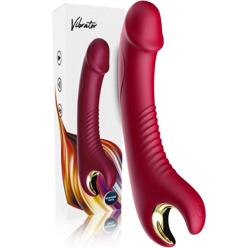 ARMONY – PRINCE DILDO VIBRATOR & ROTATOR RED