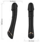 ARMONY – VIBRATORE DILDO IN SILICONE NERO