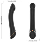ARMONY – VIBRATOR FALT HEAD SILICONE BLACK