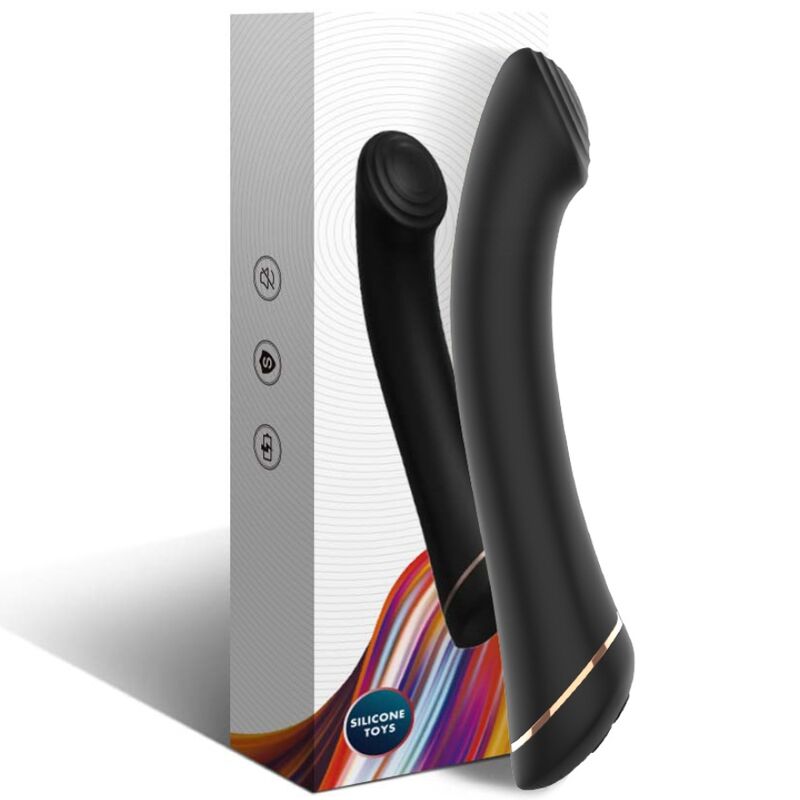 ARMONY – VIBRATOR FALT HEAD SILICONE BLACK