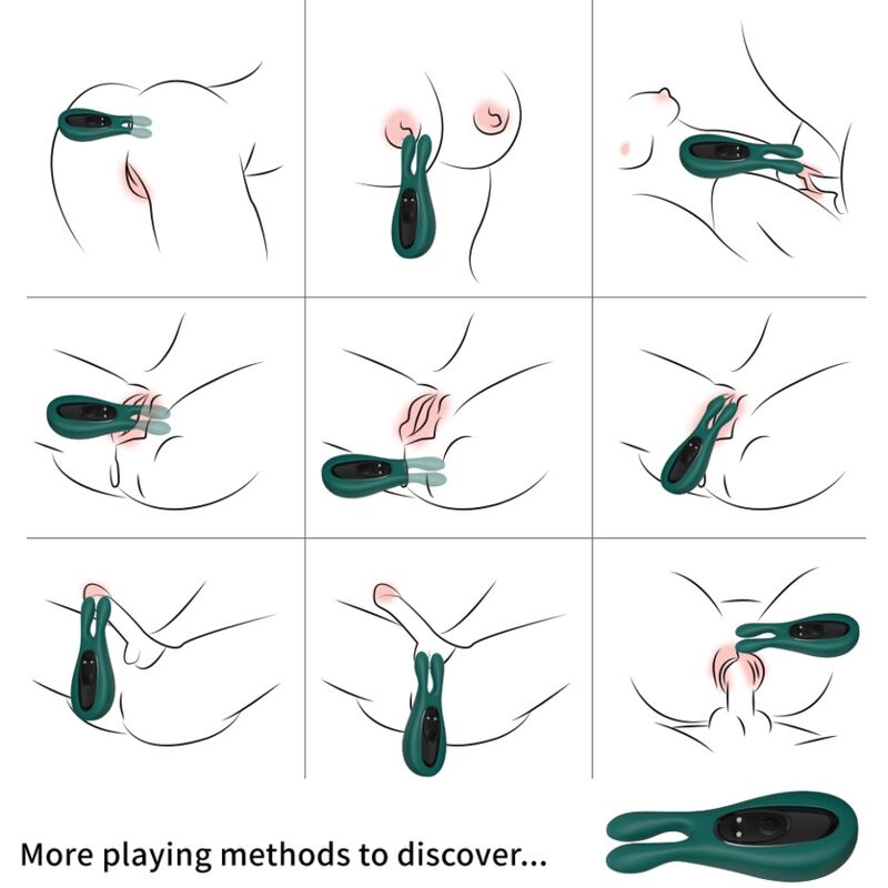 ARMONY – STIMULATOR & VIBRATOR RABBIT GREEN