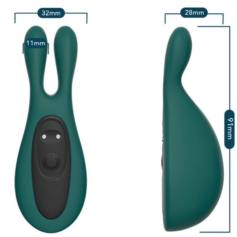 ARMONY – STIMULATOR & VIBRATOR RABBIT GREEN