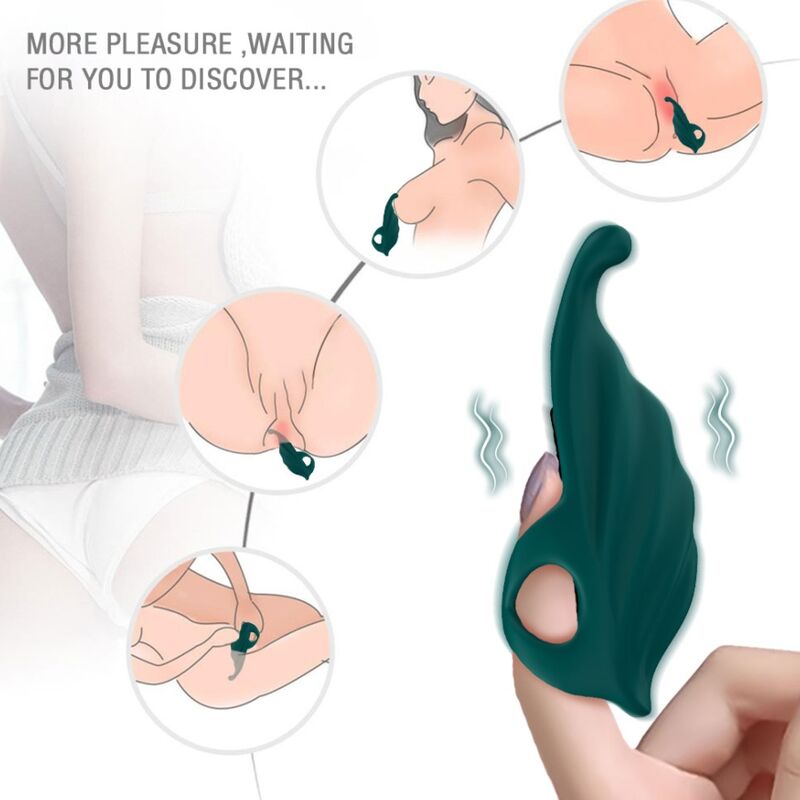 ARMONY – STIMOLATORE E VIBRATORE PER DITA VERDE