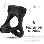 ARMONY – ANELLO VIBRATORE E MULTIPOSIZIONE NERO