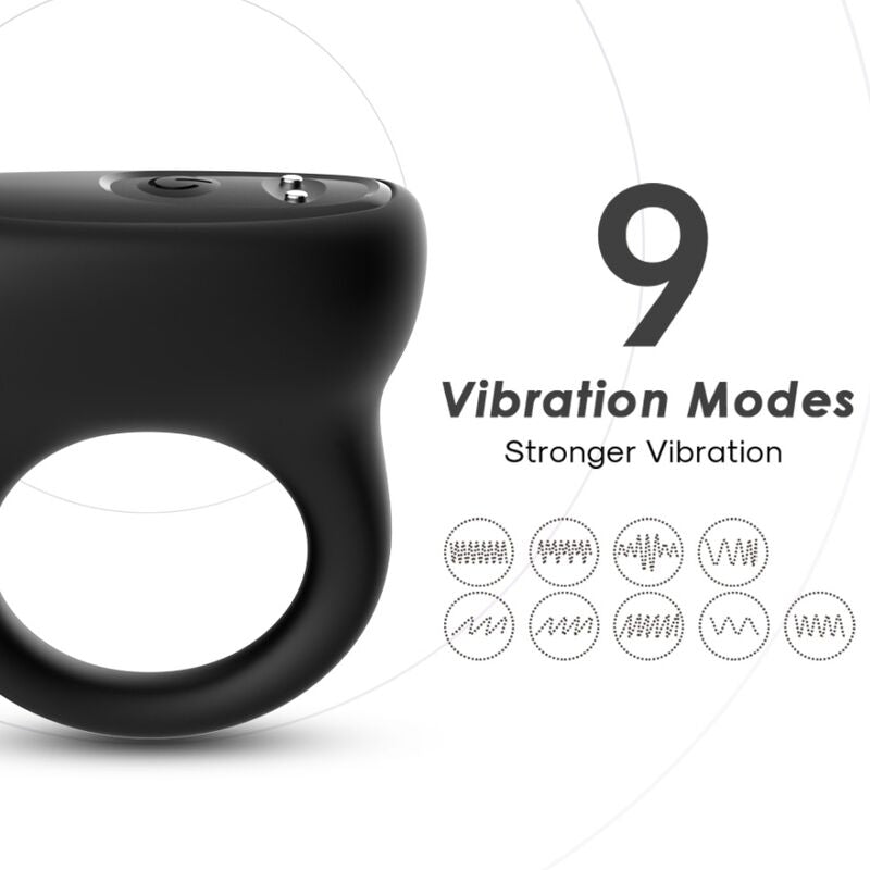 ARMONY – ANNEAU VIBRATEUR NOIR