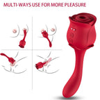 ARMONY – ROSELOVER CLITORIDE ASPIRATORE E STIMOLATORE ROSSO