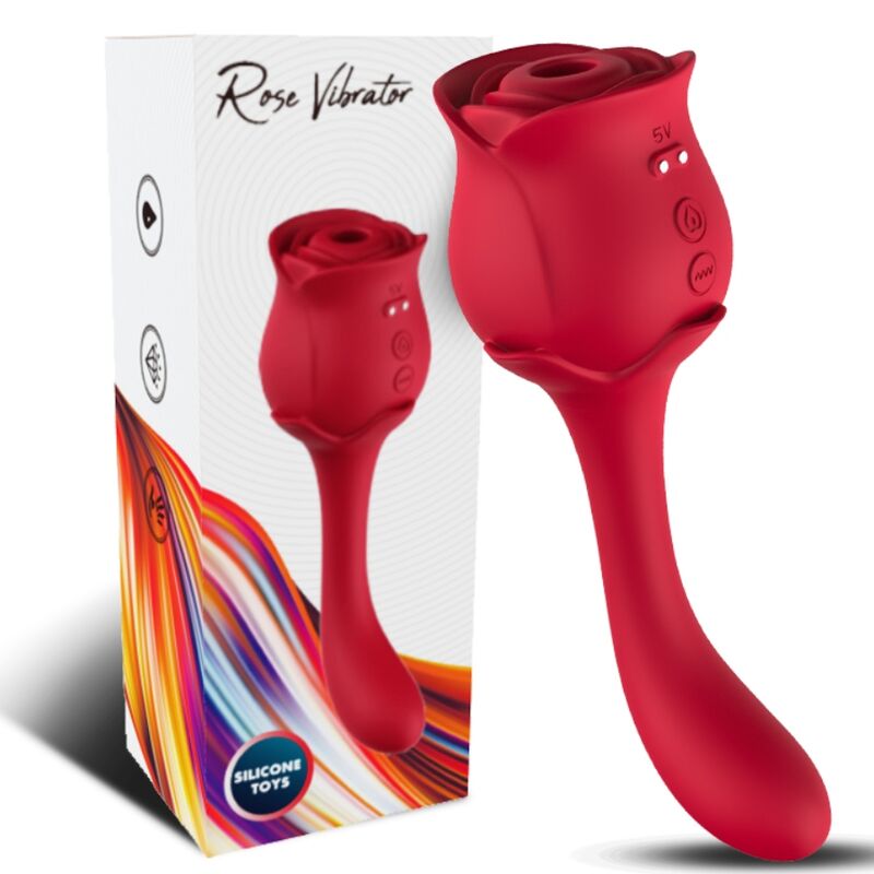 ARMONY – ROSELOVER CLITORIDE ASPIRATORE E STIMOLATORE ROSSO