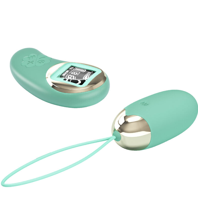 PRETTY LOVE – MINIERA DI UOVO VIBRANTE CON TELECOMANDO VERDE