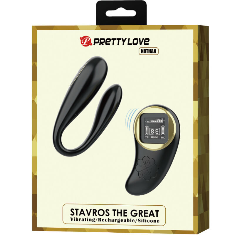 PRETTY LOVE – TÉLÉCOMMANDE VIBRATEUR NATHAN DOUBLE PLAISIR