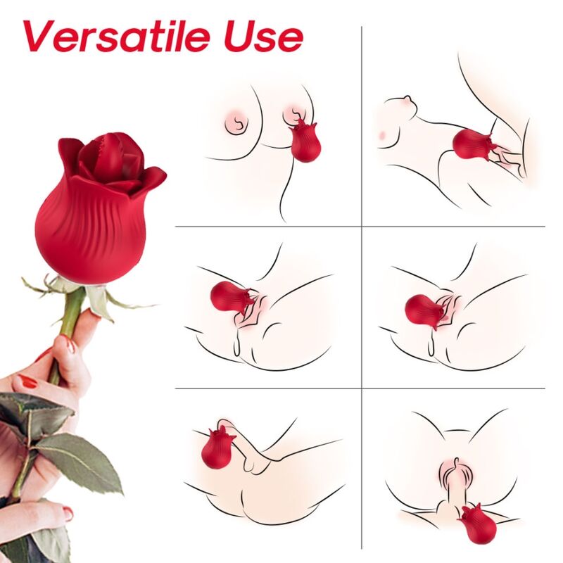 ARMONY – ROSE VIBRATOR & STIMULATOR RED