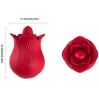 ARMONY – ROSE VIBRATOR & STIMULATOR RED