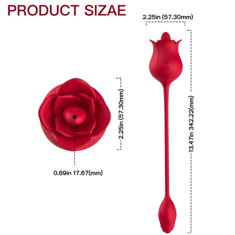 ARMONY – VIBRATORE ROSA CON COLA ROSSO