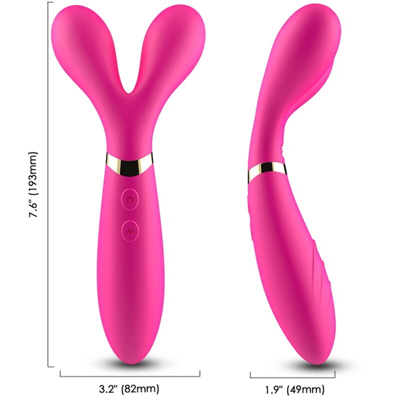 ARMONY – MASSAGGIATORE E VIBRATORE Y-WAND DOPPIA TESTA