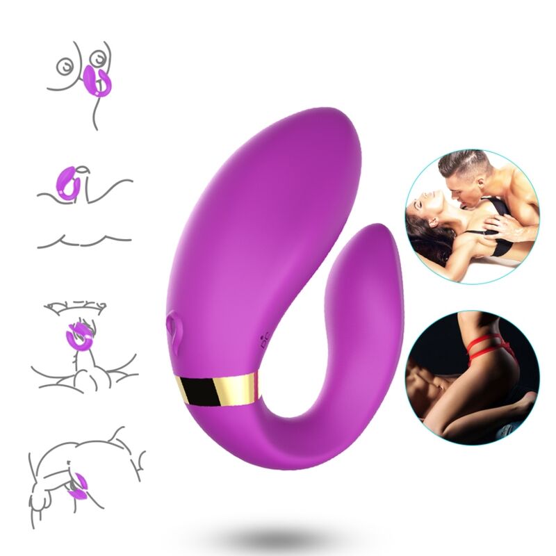 ARMONY Crescent – Paarvibrator mit Fernbedienung, Lila