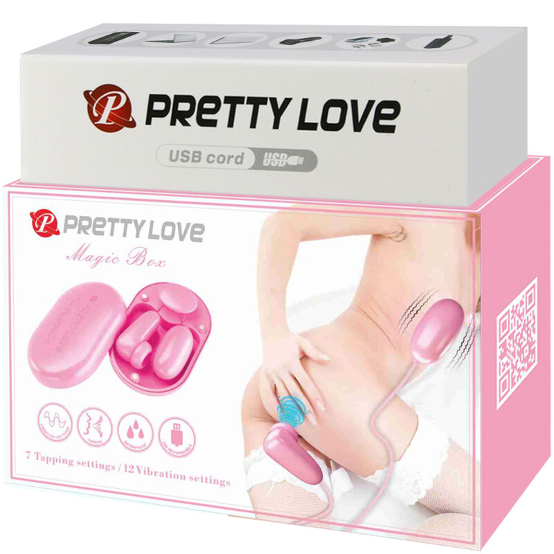 PRETTY LOVE – PROIETTILE VIBRANTE MAGIC BOX E STIMOLATORE ROSA