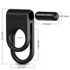 ARMONY – TWINS DOUBLE VIBRATOR RING FOR COUPLES BLACK