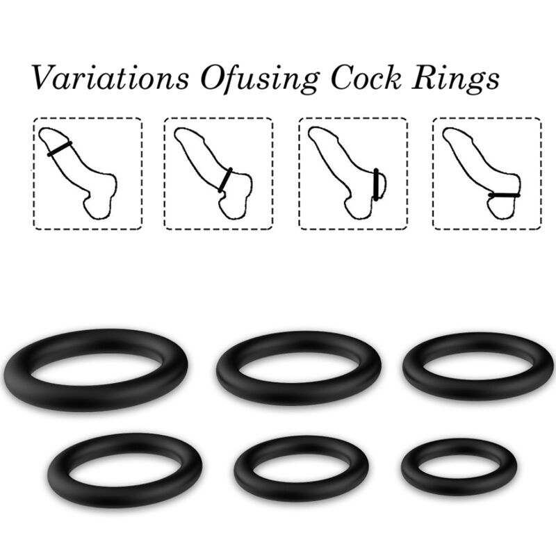 ARMONY – RINGS SILICONE BLACK