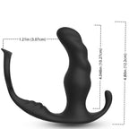 ARMONY – VIBRATORE ANALE PROSTATA KNIGHT E TELECOMANDO ANELLO NERO
