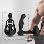 ARMONY – VIBRATORE SURROUND ANALE E STIMOLATORE TESTICOLO E ANELLO TELECOMANDO NERO