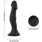 ARMONY – Dildo-Vibrator mit Analplug und Fernbedienung, Schwarz
