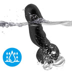 ARMONY – Dildo-Vibrator mit Analplug und Fernbedienung, Schwarz