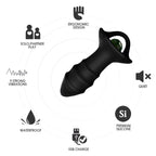 ARMONY – KYLIN FINGER VIBRATOR & ANAL PLUG REMOTE CONTROL BLACK
