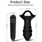 ARMONY – KYLIN FINGER VIBRATOR & ANAL PLUG REMOTE CONTROL BLACK