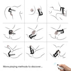 ARMONY – VIBRATORE E STIMOLATORE MANFUN PLUG ANALE TELECOMANDO NERO
