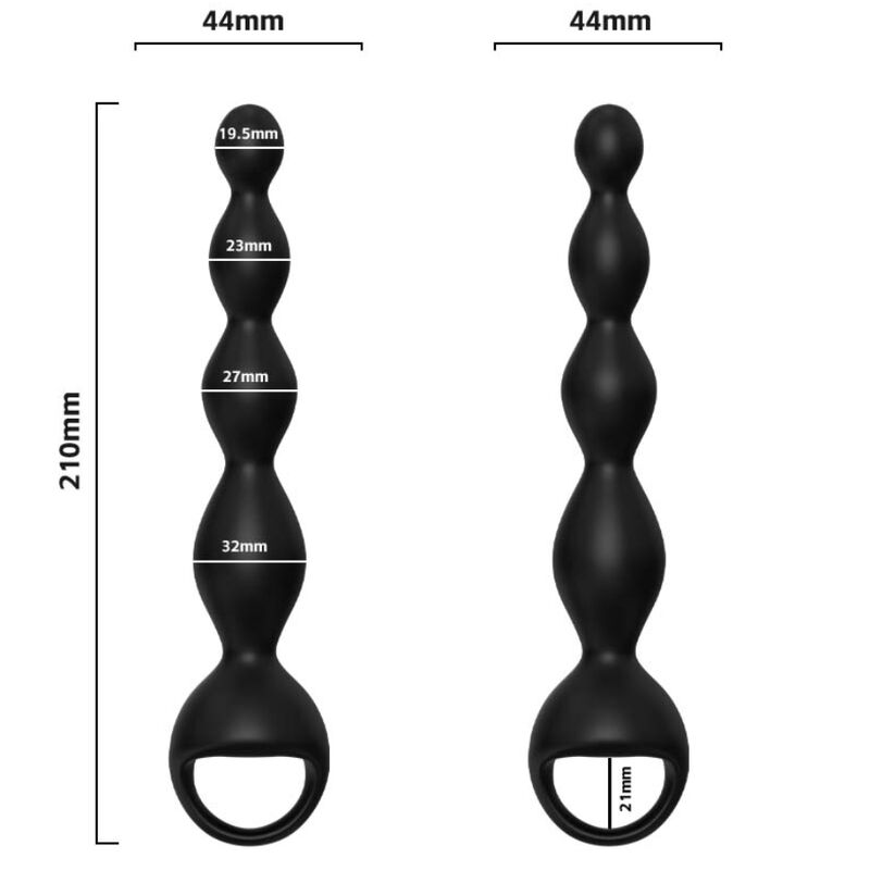 ARMONY – PLUG ANALE VIBRATORE FINGER NERO