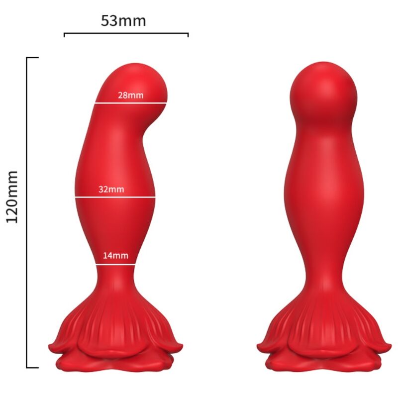 ARMONY – VIBRATEUR ROSE & PLUG ANAL TÉLÉCOMMANDE ROUGE