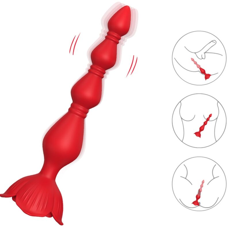 ARMONY – PINK VIBRATOR PAGODA & ANAL PLUG RED