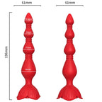 ARMONY – PINK VIBRATOR PAGODA & ANAL PLUG RED