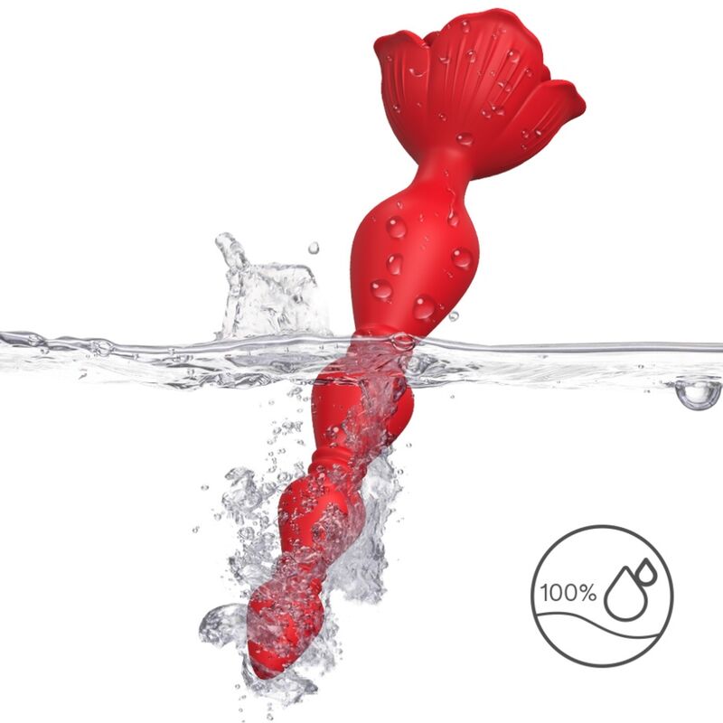 ARMONY – PINK VIBRATOR PAGODA & ANAL PLUG RED